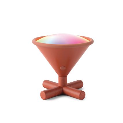 Nanoleaf - LED RGBW Zatemnitvena polnilna namizna svetilka UMBRA CONO LED/2,4W/5V 2700-6500K 2530 mAh rjava