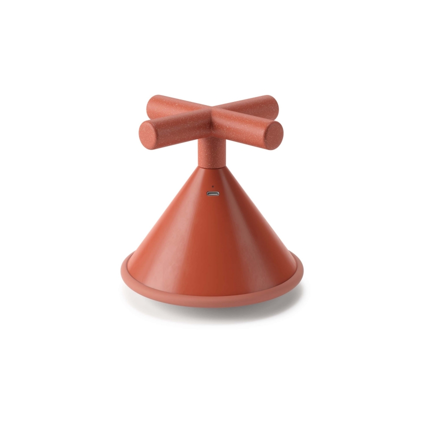 Nanoleaf - LED RGBW Zatemnitvena polnilna namizna svetilka UMBRA CONO LED/2,4W/5V 2700-6500K 2530 mAh rjava