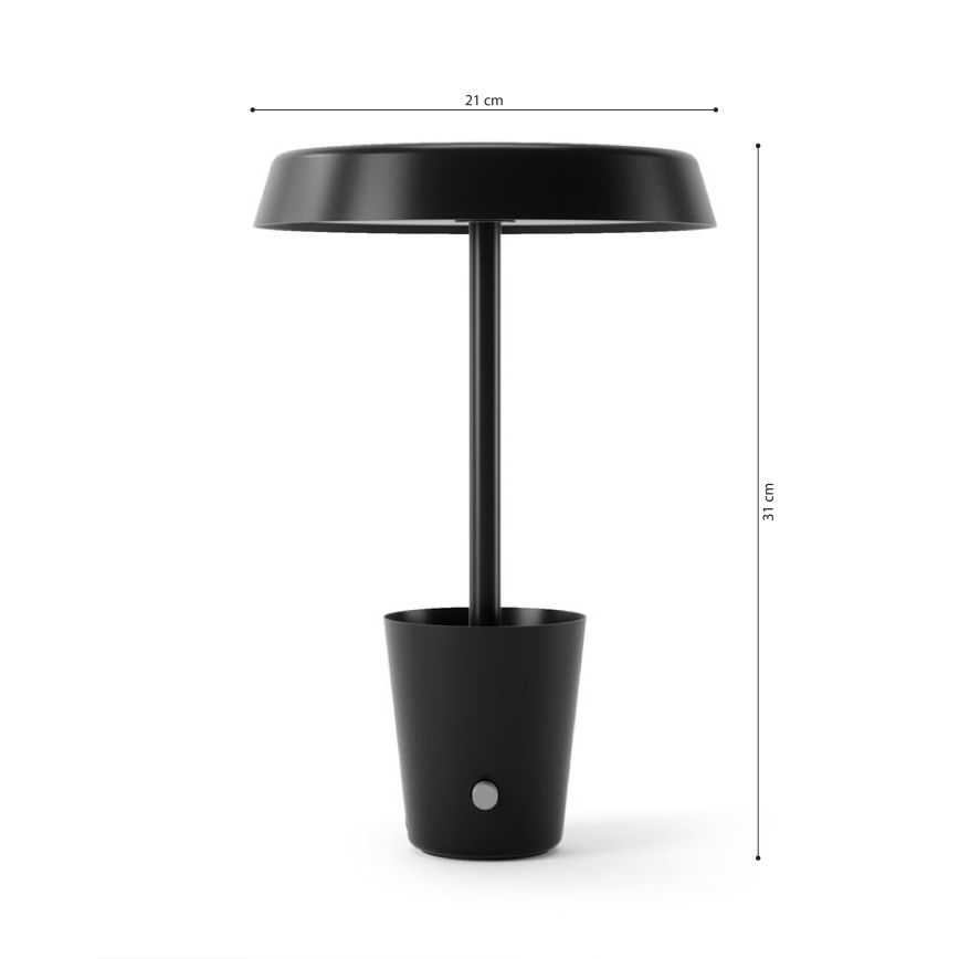 Nanoleaf - LED RGBW Zatemnitvena polnilna namizna svetilka IQ UMBRA CUP LED/6W/5V 2700-6500K USB