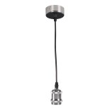Napajalni kabel 1xE27/20W/230V sijajni krom