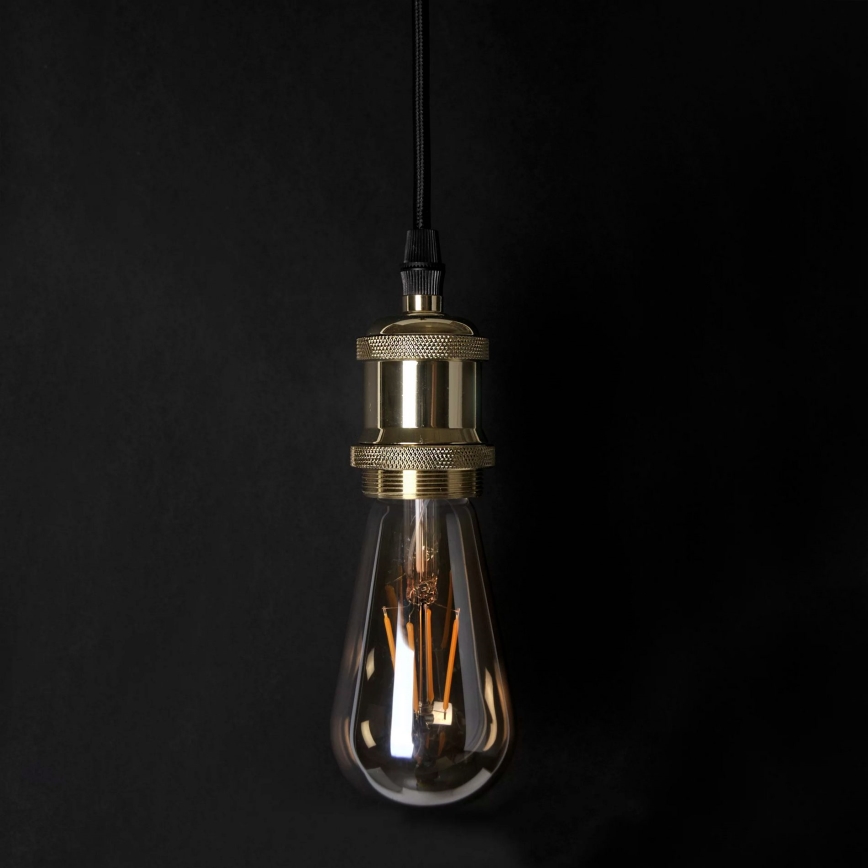 Napajalni kabel 1xE27/20W/230V zlat