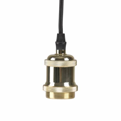 Napajalni kabel 1xE27/20W/230V zlat