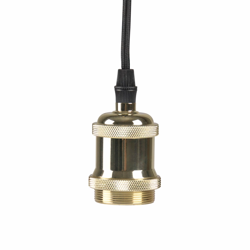 Napajalni kabel 1xE27/20W/230V zlat