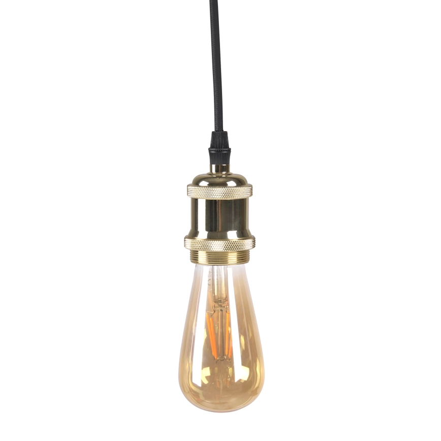 Napajalni kabel 1xE27/20W/230V zlat