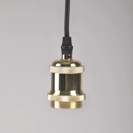 Napajalni kabel 1xE27/20W/230V zlat