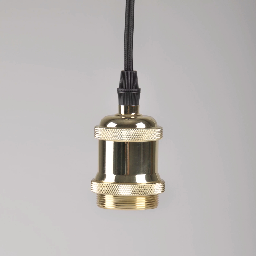 Napajalni kabel 1xE27/20W/230V zlat