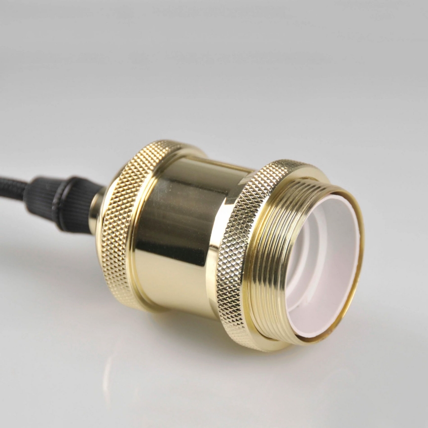 Napajalni kabel 1xE27/20W/230V zlat