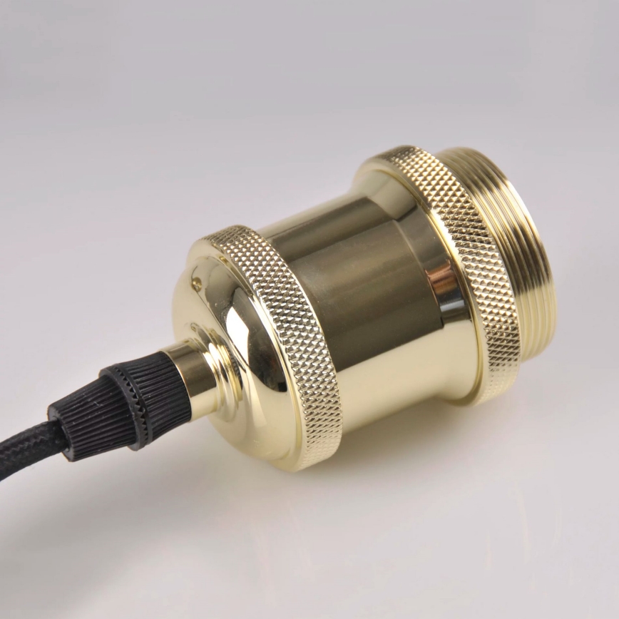 Napajalni kabel 1xE27/20W/230V zlat