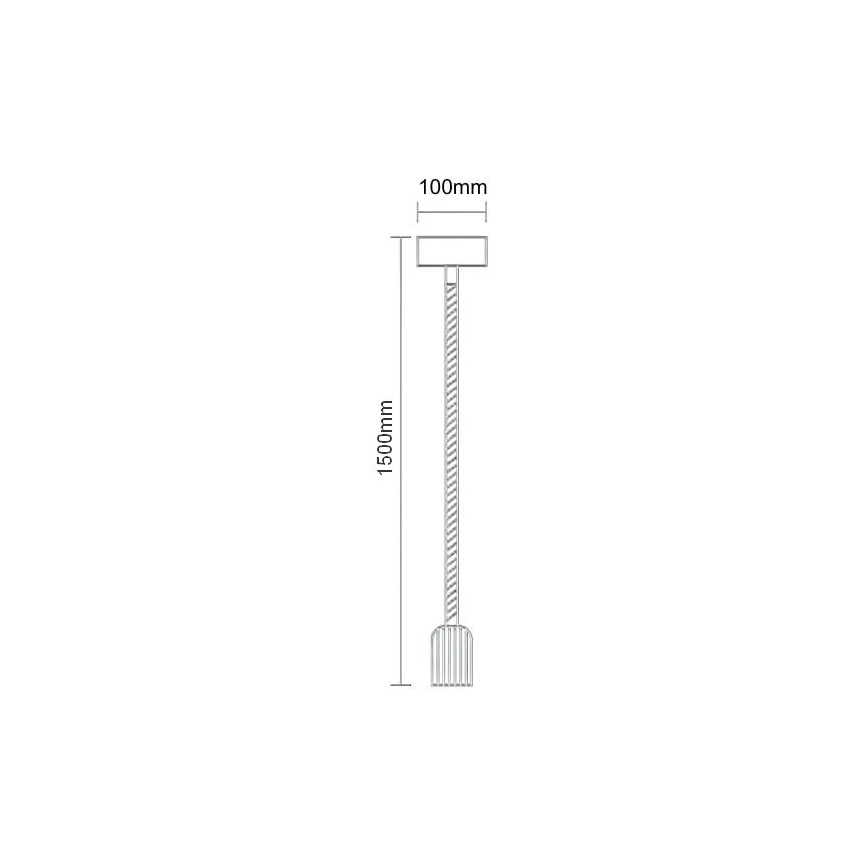 Napajalni kabel 1xE27/60W/230V 1,5 m