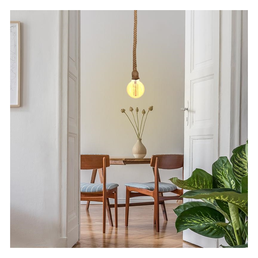 Napajalni kabel 1xE27/60W/230V 1 m