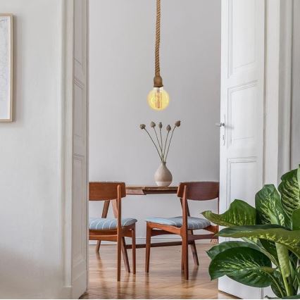 Napajalni kabel 1xE27/60W/230V 1 m