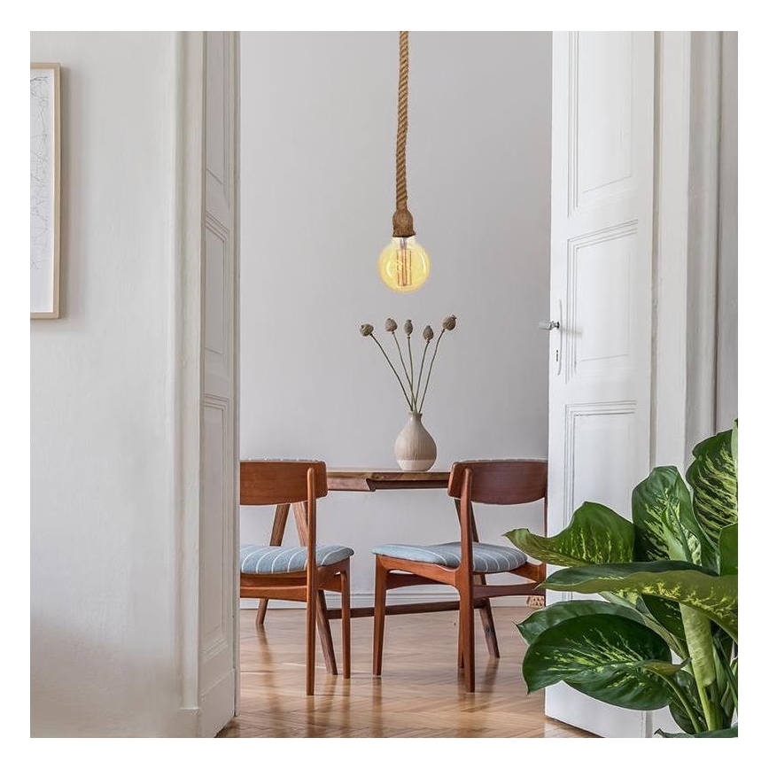 Napajalni kabel 1xE27/60W/230V 1 m