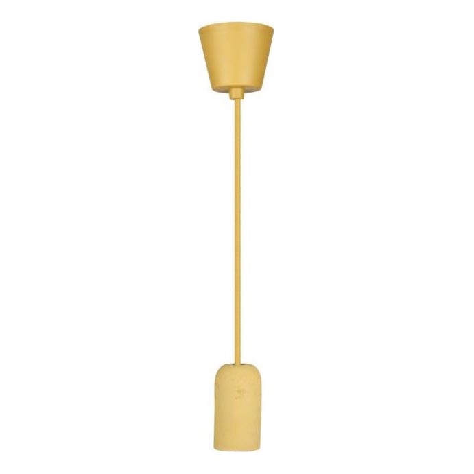 Napajalni kabel 1xE27/60W/230V beton/bež