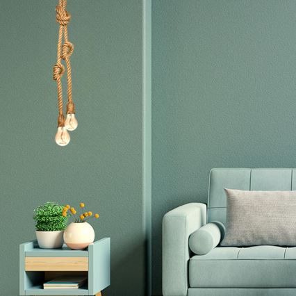 Napajalni kabel 2xE27/60W/230V 3 m