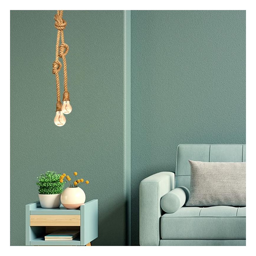 Napajalni kabel 2xE27/60W/230V 3 m