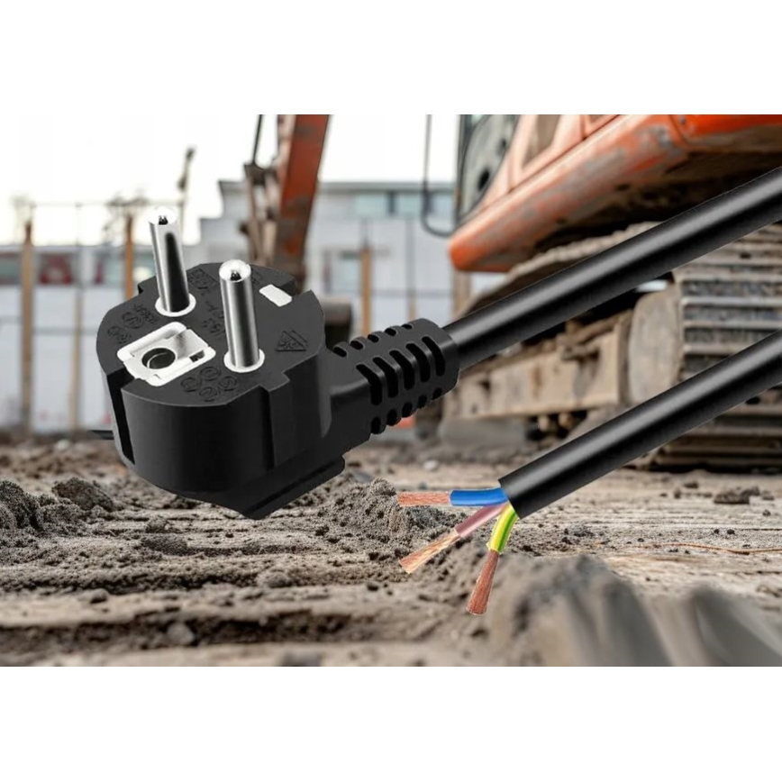 Napajalni kabel 3 m, 230 V, črn