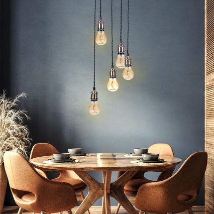 Napajalni kabel 5xE27/60W/230V bron
