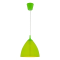 Napajalni kabel EDI 1xE27/60W/230V 90 cm zelen