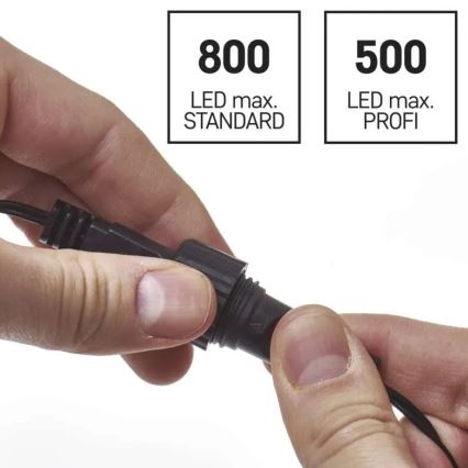 Napajalnik za povezljive božične luči 230V IP44