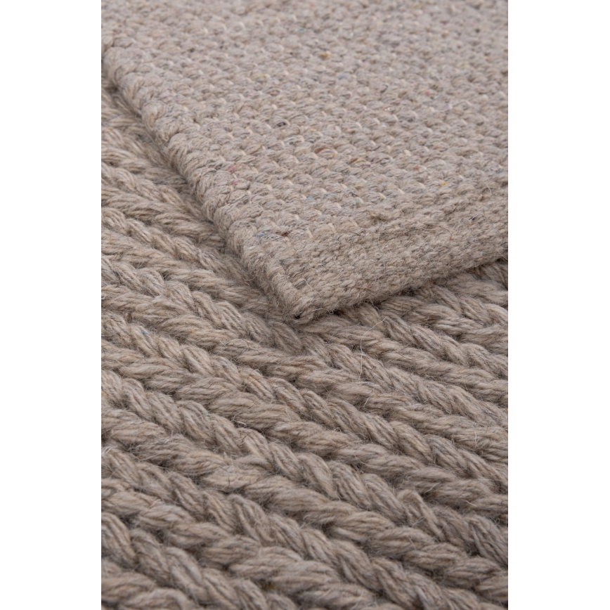 Naravna preproga FIR WOOL 160x230 cm 2600 g/m2 bež