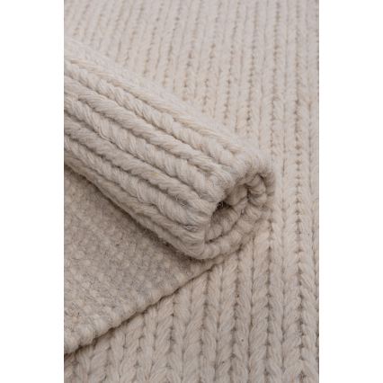 Naravna preproga FIR WOOL 160x230 cm 2600 g/m2 kremna