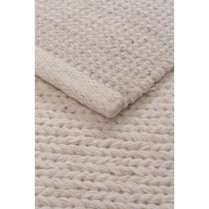Naravna preproga FIR WOOL 200x300 cm 2600 g/m2 kremna