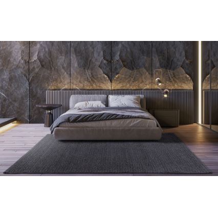 Naravna preproga FIR WOOL 70x140 cm 2600 g/m2 antracit