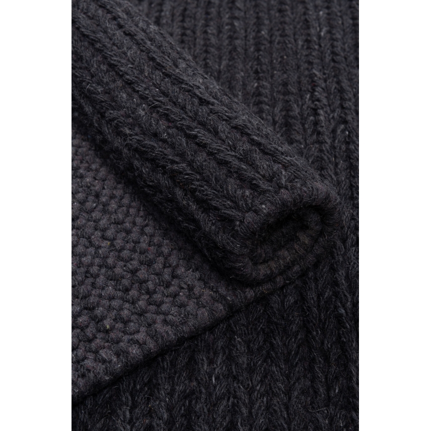 Naravna preproga FIR WOOL 70x140 cm 2600 g/m2 antracit