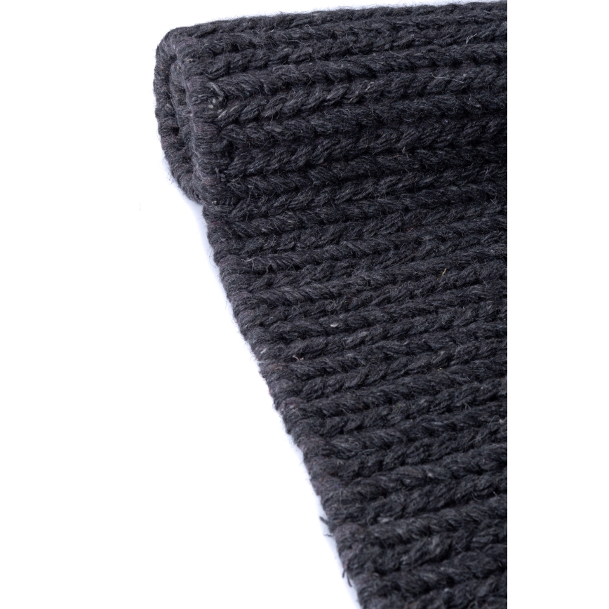 Naravna preproga FIR WOOL 70x140 cm 2600 g/m2 antracit