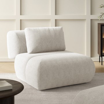 Naslonjač FANO, krem