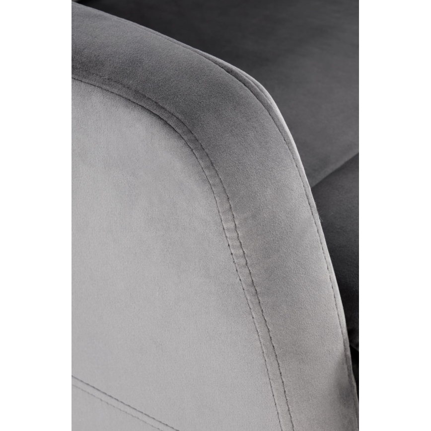 Nastavljiv fotelj FELIPE v sivi barvi