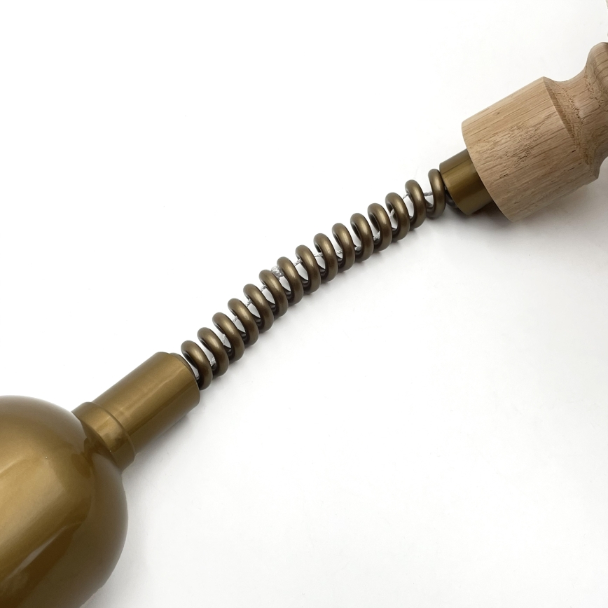 Nastavljiv viseči lestenec RAMONA 1xE27/60W/230V rjava/bela/hrast