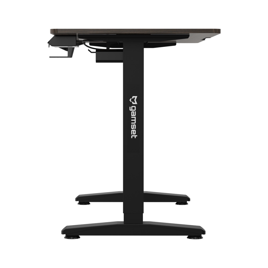 Nastavljiva gaming miza CONTROL 110x60 cm rjava/črna