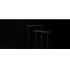 Nastavljiva pisalna miza LEVANO 120x60 cm črna
