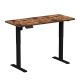 Nastavljiva pisalna miza LEVANO 140x60 cm les/črna