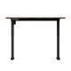 Nastavljiva pisalna miza LEVANO 140x60 cm les/črna