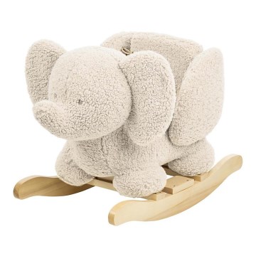 Nattou - Gugalna igrača TEDDY slon bež