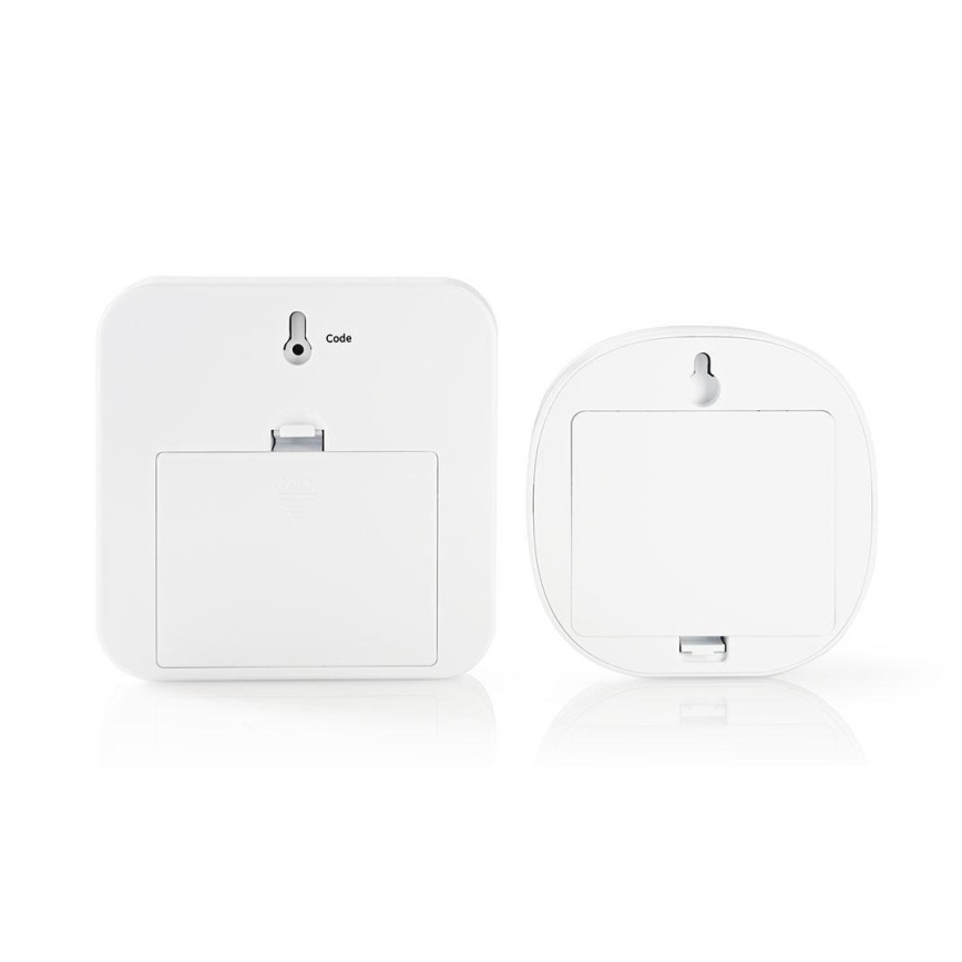 Alarm z brezžičnim senzorjem gibanja 6xAA bel