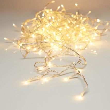 LED Božična zunanja svetlobna zavesa 90xLED/230V IP44