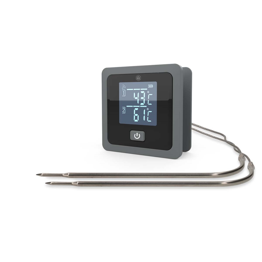 Pametni digitalni termometer za meso z LCD zaslonom SmartLife 0-300 °C 2xAAA