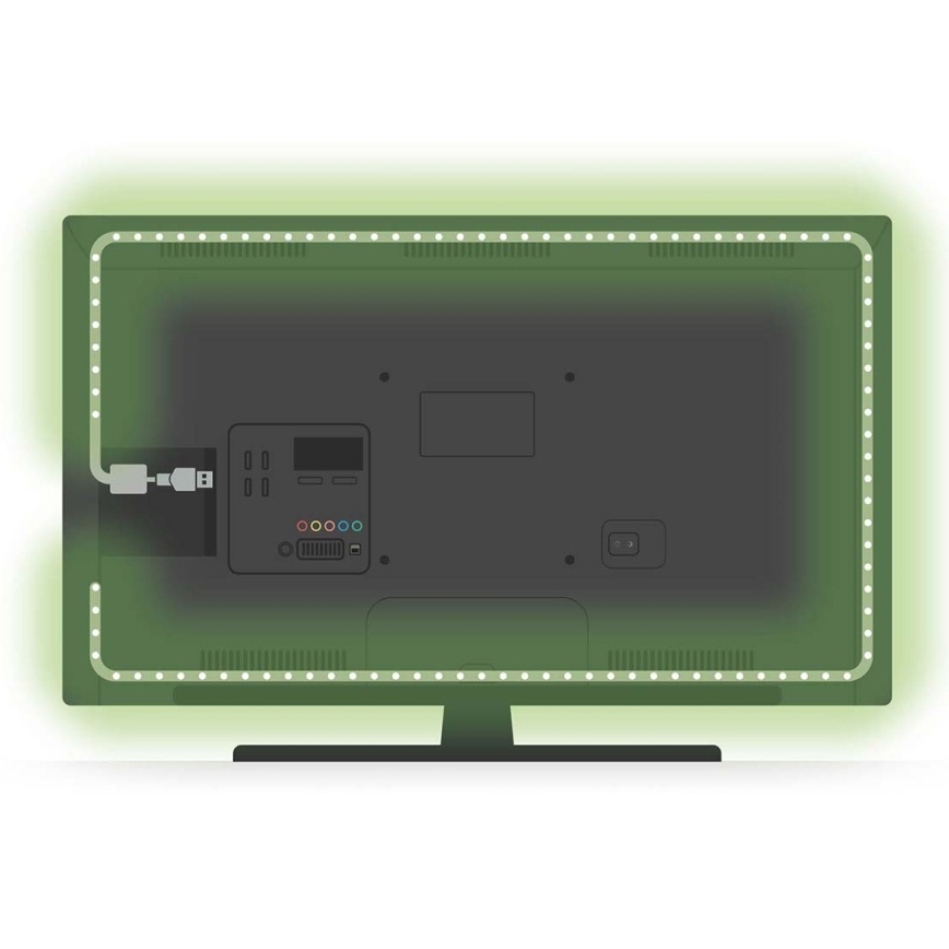 LED RGB Zatemnitveni trak SmartLife 2,4m LED/4W/5V