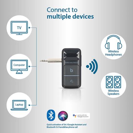 Prenosni Bluetooth AUX sprejemnik