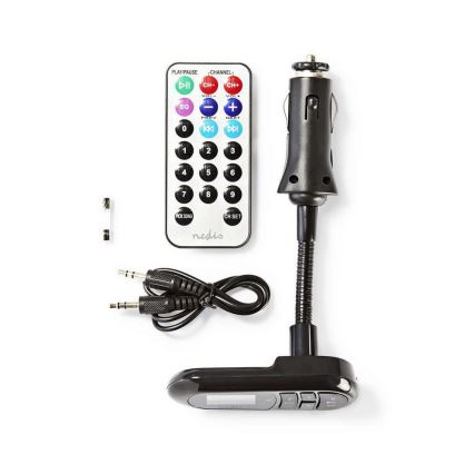 FM Avto oddajnik Bluetooth/MP3/12V + daljinski upravljalnik