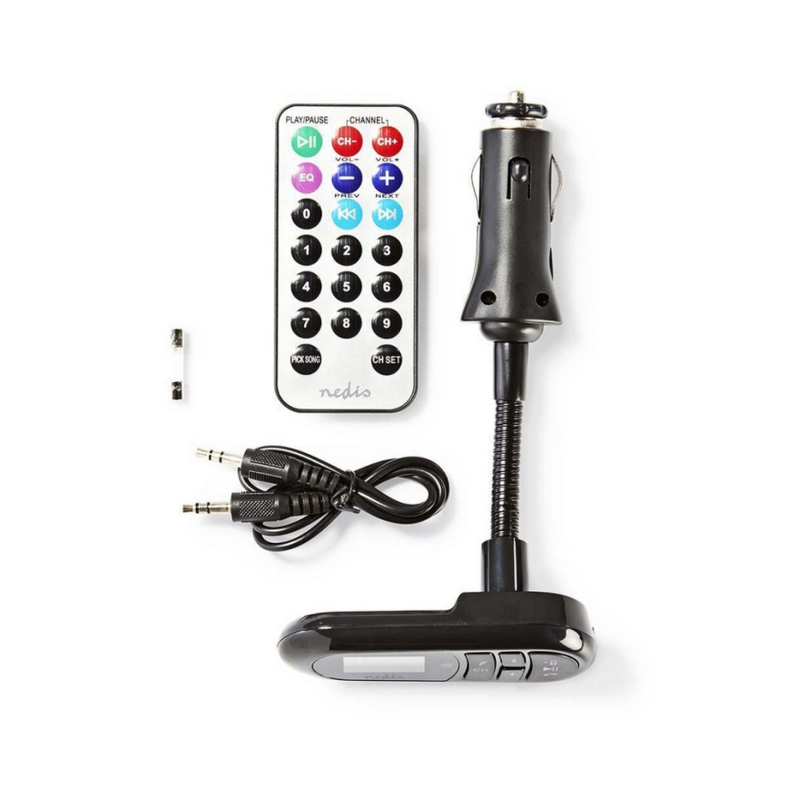 FM Avto oddajnik Bluetooth/MP3/12V + daljinski upravljalnik