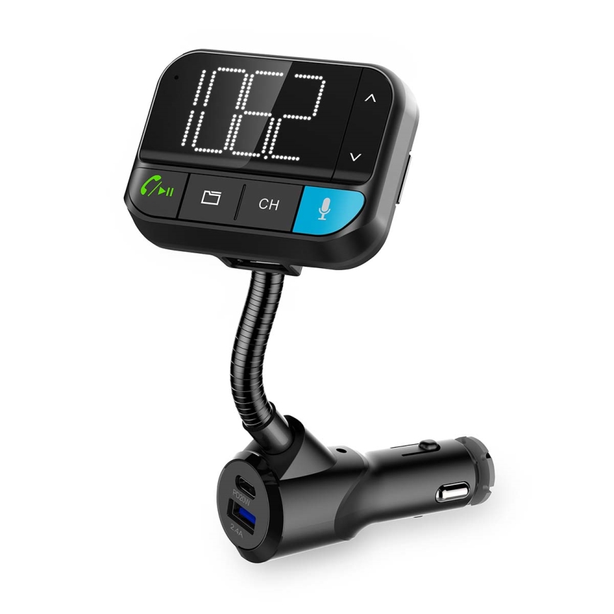 FM oddajnik za avto z hands-free funkcija