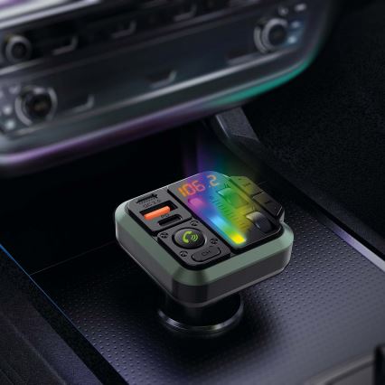 FM oddajnik za avto z hands-free funkcija