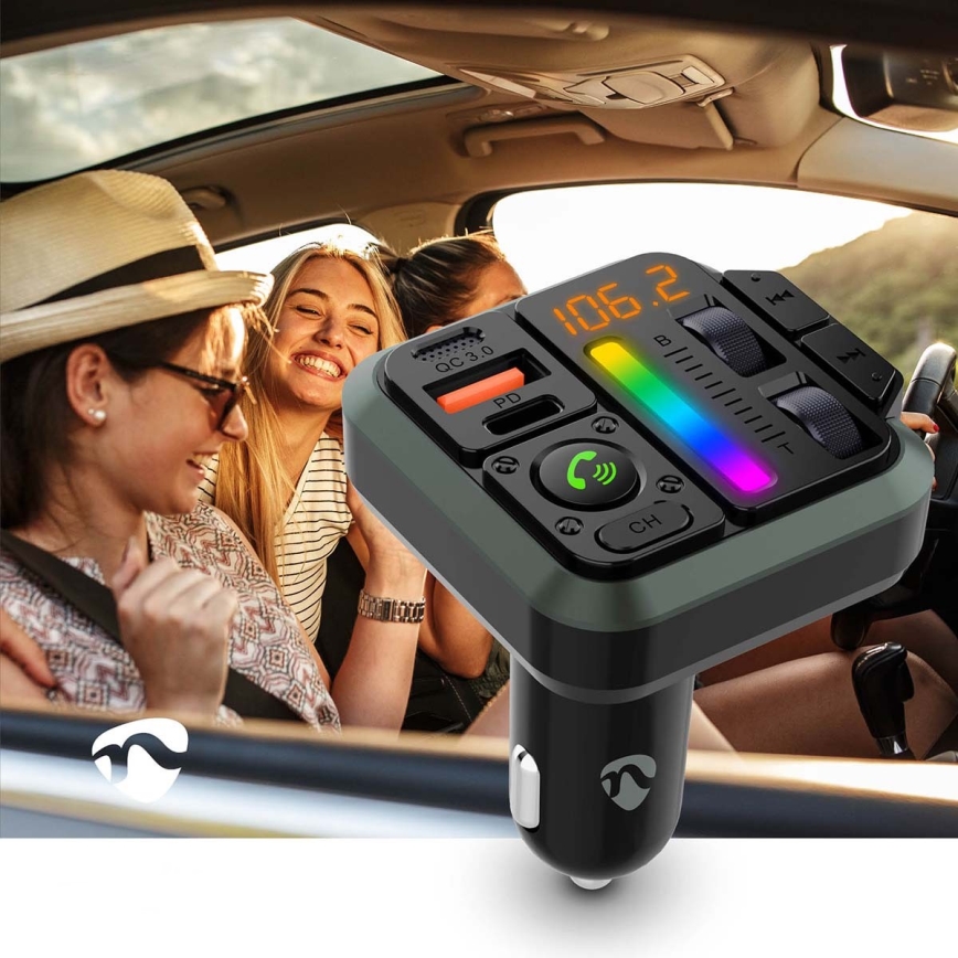 FM oddajnik za avto z hands-free funkcija