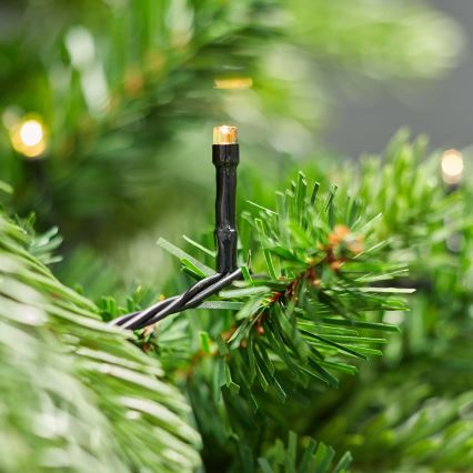 Zunanji LED niz, 192 LED, 7 funkcij, napajanje 3×AA, dolžina 14,9 m, IP44, topla bela