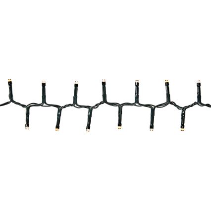 LED zunanji niz lučk, 560 LED/7 funkcij, 14 m, IP44, topla bela