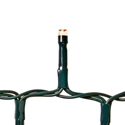 LED zunanji niz lučk, 700 LED / 7 funkcij, 17 m, IP44, topla bela